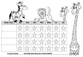 Behaviour Charts Free Printable Charts