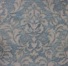 1920s Antique Vintage Wallpaper White Damask On Blue By The Etsy Antique Wallpaper Vintage Wallpaper Victorian Wallpaper