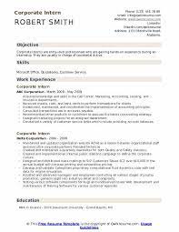 Customize, download and print your internship resume so you can feel confident and ready during. Corporate Intern Resume Samples Qwikresume
