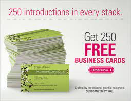 Free shipping on all business cards. Vistaprint Get 250 Free Business Cards Just Pay Shipping Milled