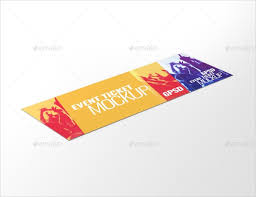 Download 50 Printable Ticket Mockup Design Template Psd Candacefaber PSD Mockup Templates