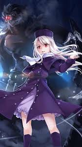 Her role in 'fate/kaleid liner prisma☆illya' she is a departure from her fate/stay night counterpart, as she is being raised as a normal aged middle schooler with absolutely no knowledge of the world of magic. Fate Stay Night Illya And Berserker Illya So Kawaii But Deadly Berserker Just Berserk But Awesome Anime Fate Zero Anime Neko