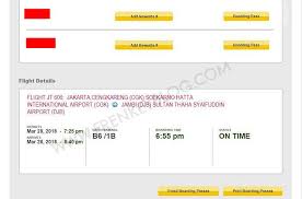 Hal ini terjadi mungkin bisa saja ketika anda melakukan pembelian tiket lion air via online, bukan anda sendiri yang melakukan, mungkin orang lain, baik agen ataupun teman yang melakukannya. Lion Air Cara Web Check In Dan Pilih Kursi Gratis