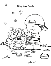 Use this obedience coloring page during your next obedience lesson. Obey God Coloring Page Coloring Home