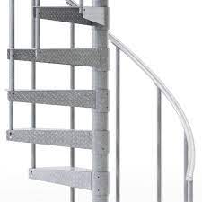 Our outdoor spiral stairs are hand crafted like no other. Mylen Stairs Reroute Galvanized Exterior 42in Diameter Fits Height 119in 133in 1 42in Tall Platform Rail Spiral Staircase Kit Ec42z13a003 The Home Depot