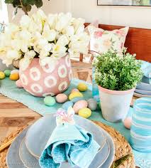 Find perfect table settings by denise vivaldo in paperback and other formats in cooking > tablesetting. Simple Spring Easter Table Decor The Happy Housie