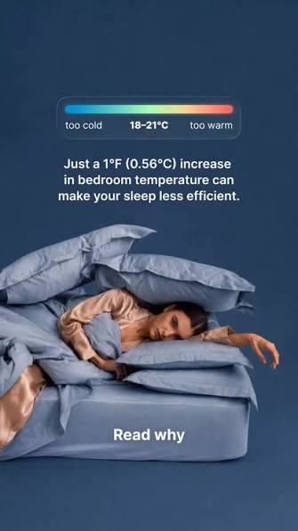 If you’ve ever struggled to fall asleep on a 🌡️ hot night, there is a scientific reason behind it., When our body prepares for sleep, its temperature naturally decreases, sending a signal to the brain ...