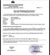 Contoh / format surat kehilangan buku tabungan pip atau kip atm. Contoh Surat Keterangan Kehilangan Buku Rekening Contoh Surat