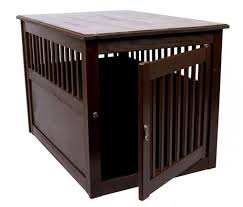 Large End Table Pet Crate Mahogany At Menards Dog Crate End Table Dog Crate Furniture Wooden Dog Crate