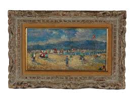 Sold at Auction: Frances Hackney, Red Grevillea+ Jean Canacott, West of the  Mountains+ Elva Buttel, Rushcutters Bay [3],