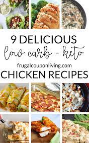 9 Delicious Low Carb Keto Diet Chicken Recipes For Dinner Yummy Chicken Recipes Recipes Chicken Dinner Recipes