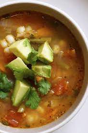 My Healthy Recipes Mexican Vegetable Soup With Lime And Avocado Mexican Vegetable Soup Mexican Vegetables Delicious Soup