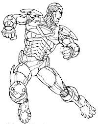 Vous pouvez imprimer votre coloriage iron man portrait grâce au bouton d'impression à droite ou en bas de l'image ou bien le télécharger. Coloriage A Dessiner Iron Man 1