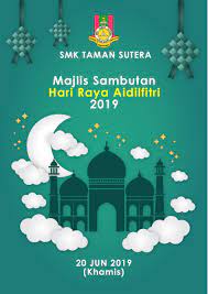 Hari raya aidilfitri is a joyous celebration that involves happy feasting in homes everywhere where family members greet one another with selamat hari raya. Majlis Sambutan Hari Raya Aidilfitri 2019 By Superjoei Flipsnack