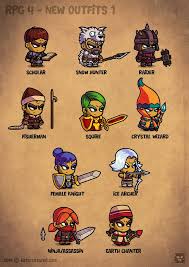 Courses mirror the standard workflow pipeline used in the industry for the production of art assets. Cartoon Rpg Characters 4 Eatcreatures Game Character Design Rpg Character Character Design