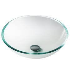 Choose from our large selection of bathroom sinks to find the perfect fit for your home. Kraus Gv 100 Crystal Clear Glass Vessel Bathroom Sink Buy Online In Antigua And Barbuda At Antigua Desertcart Com Productid 28754419