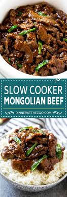 Slow Cooker Mongolian Beef Recipe Crock Pot Mongolian Beef Asian Beef Recipe Slow Slow Cooker Mongolian Beef Recipe Slow Cooker Beef Healthy Slow Cooker