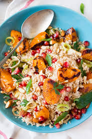 Mejadra is an ancient dish that is hugely popular throughout the arab world. Middle Eastern Cauliflower Rice Salad Lazy Cat Kitchen