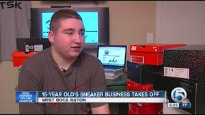 Once you've achieved some popularity, make sure your customers go to you for preferred shoes. 15 Year Old Running Profitable Sneaker Business Youtube