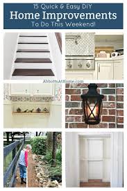 Quick Easy Home Improvements You Should See Abbotts At Home Home Improvement Diy Home Improvement Home Renovation