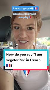 🇫🇷 Key words: Je suis : I am végétarienne: vegetarian if you are a guy  you say: végétarien :) I'll make a video
