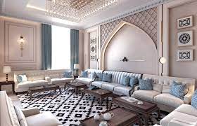 The advantage of using the modern style is its flexibility to your room doesn't have to be a great modern room with great decoration too. Modern Islamic Villa Interior Design Comelite Architecture Structure And Interior Design Medien Rendert 4 Archello
