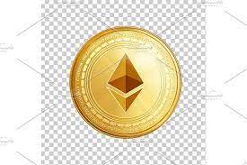 Golden Ethereum Coin Symbol Coins Golden Coin Bitcoin