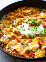 Perfect to use up how to make ground turkey casserole. One Pan Chicken Enchilada Skillet The Girl Who Ate Everything
