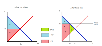 How Price Floors Reduce Social Surplus Mathematics Chart Economics