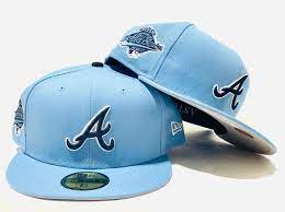 The red fitted cap lids recently restocked their purple new era 59fifty fitted hats that features a side patch on the right. Offset New Era Atlanta Braves Sky Blue Fitted Hat Sports World 165