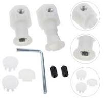 1Set toilet tank bolts and gasket Practical Toilet Screw Wall Mounted Toilet