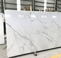 China Calacatta White/Calacatta Gold Nano Glass Slab ...