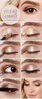 14 Easy Eyeshadow Tutorials For Perfect Eyes Brown Eye Makeup Tutorial Eye Makeup Shimmer Eye Makeup