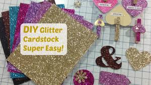 Shop for card making glitter and other related products. Diy How To Make Glitter Cardstock Super Easy And Quick Youtube