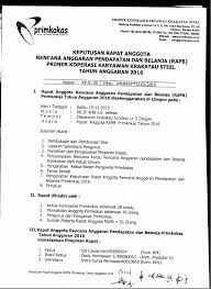 Seorang muslim apa bila mengadakan acara dan kegiatan sebaiknya harus membaca doa di akhir acara atau di awal acara. Primkokas Primer Koperasi Karyawan Krakatau Steel Rapat Anggota Rapb Primkokas Tahun 2016