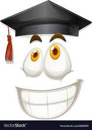 Happy Face With Graduation Cap Download A Free Preview Or High Quality Adobe Illustrator Ai Eps Pdf An Happy Face Cartoon Faces Expressions Cap Illustration