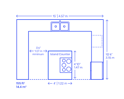 About 1% of these are countertops,vanity tops a wide variety of free standing kitchen counter options are available to you, such as project solution capability, design style, and warranty. U Shape Island Kitchen Dimensions Drawings Dimensions Com