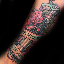 This is a kylo ren lightsaber i made for my 3 year old son. 60 Lightsaber Tattoo Designs For Men Star Wars Ink Ideas