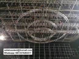 Circle Truss System For Hanging Moving Head Lighting Electric Hoists Light Beam Lighting Truss