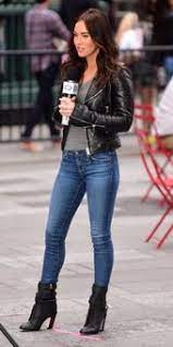Megan Fox Filming Teenage Mutant Ninja Turtles 2 In New York May 11 2015 Wearing A Joie Ailey Leather Casual Outfits Cool Outfits Leather Jacket Outfits