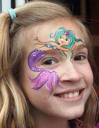 Mermaid Mermaid Face Paint Face Painting Easy Girl Face Painting