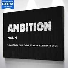 Www.supertechcrowntower.org inspirational art, inspirational quotes framed wall art, inspirational quotes on canvas wall art. Ambition Motivational Definitions Canvas Wall Art Ikonick Ikonick Motivation Wall Wall Art Quotes Success Quotes Business