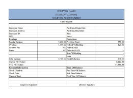 Payslip is the note of the amount paid to the employee. 25 Great Pay Stub Paycheck Stub Templates Excel Templates Payroll Template Salary