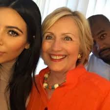Stars Posin' With Hillary Clinton