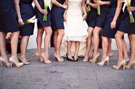 Navy blue is such an elegant shade, and we love seeing it in weddings! Shoe Colour To Match Navy Dress Www Macj Com Br