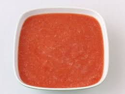 Tomato Puree Recipe With Step By Step Photos To Blanch Tomatos And Make Homemade Puree Recipe Pureed Food Recipes Tomato Puree Recipe Cooking Basics