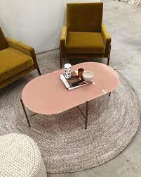 Silicus pink round coffee table. Silicus Pink Oblong Coffee Table Article Mid Century Modern Lounge Chairs Coffee Table Decorating Coffee Tables