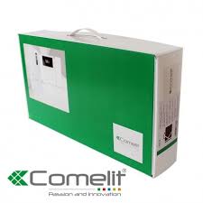 Kit monofamiliare videocitofono composto da: Comelit Kit Videocitofono Monofamiliare Quadra E Monitor Mini 2 Fil