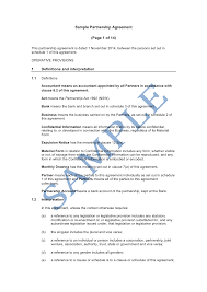 (2) sempra global, a corporation duly organised and existing under the laws of california, usa whose registered office is at 101 ash, san diego, california 92101, usa (sempra global, or Partnership Agreement Free Template Sample Lawpath