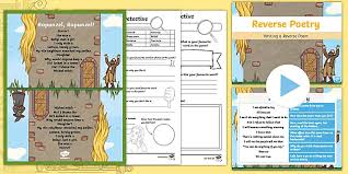 Poems for halloween от jane yolen и elise primavera. Rapunzel Rapunzel Reverse Poem And Resource Pack